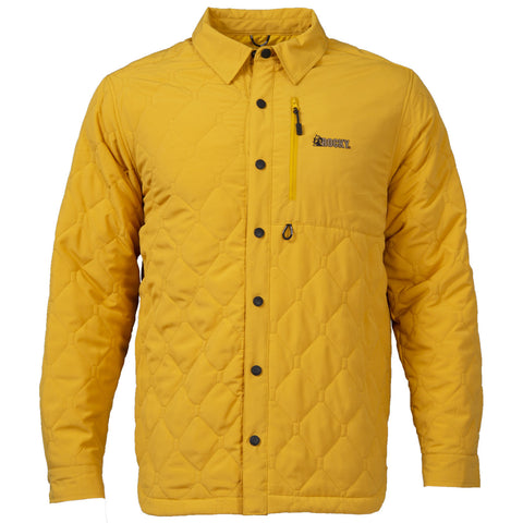 Rocky Mens Rugged Jacket Harvest Gold Polyester L/S Shirt