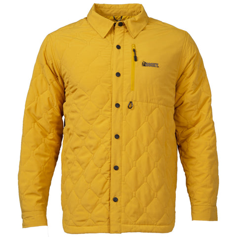 Rocky Mens Rugged Jacket Harvest Gold Polyester L/S Shirt