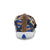 Twisted X Infant Unisex Driving Moc Blue Multi Aztec Fabric Slip-On Shoes