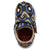 Twisted X Infant Unisex Driving Moc Blue Multi Aztec Fabric Slip-On Shoes
