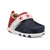 Twisted X Infant Unisex Driving Moc Stars Red/White/Blue Leather Slip-On Shoes
