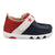 Twisted X Infant Unisex Driving Moc Stars Red/White/Blue Leather Slip-On Shoes