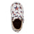 Twisted X Infant Unisex Driving Moc Red/White/Blue Fabric Slip-On Shoes