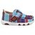 Twisted X Infant Unisex Hooey Driving Moc Serape Blue Fabric Slip-On Shoes