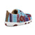 Twisted X Infant Unisex Hooey Driving Moc Serape Blue Fabric Slip-On Shoes