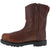 Iron Age Mens Brown Leather Wellington Met Guard Boots Hauler Comp Toe
