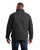 Berne Mens Black 100% Cotton Flagstone Flannel-Lined Duck Jacket