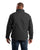 Berne Mens Black 100% Cotton Flagstone Flannel-Lined Duck Jacket