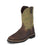 Justin Stampede ST EH WP Mens Brown/Moss Keavan Leather Work Boots