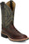 Justin Mens Trainor 11in Western Cognac Leather Bent Rail Cowboy Boots