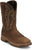 Justin Mens Nitread 11in WP CT Taupe Leather Work Boots