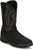 Justin Mens Nitread 11in WP CT Black Leather Work Boots