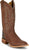 Justin Mens Boston 13in Whitetail Deer Chocolate Leather CPX Cowboy Boots