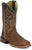 Justin Womens Miss Ellie Taupe Leather Frontier Cowboy Boots