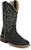 Justin Womens Miss Ellie Midnight Leather Frontier Cowboy Boots