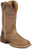 Justin Womens Little Sugar Taupe Leather Frontier Cowboy Boots