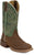 Justin Womens Little Sugar Walnut Leather Frontier Cowboy Boots