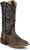 Justin Mens May Day Charcoal Cowhide Frontier Cowboy Boots