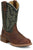 Justin Mens Wild Bill 11in Western Brown Leather Frontier Cowboy Boots