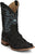 Justin Mens Ocean Front 11in Inky Black Pirarucu George Strait Cowboy Boots