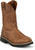 Justin Mens Ames 11in Steel Toe Walnut Cowhide Work Boots