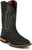 Justin Mens Rustle Coal Cowhide Cowboy Boots