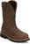 Justin Mens Carbide 11in Steel Toe Hickory Leather Work Boots