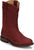 Justin Womens Holland Red Leather Cowboy Boots