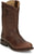 Justin Womens Holland Brown Leather Cowboy Boots