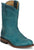 Justin Womens Holland Turquoise Leather Cowboy Boots