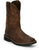 Justin 11in Steel Toe Mens Dark Brown Driller Leather Work Boots