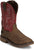 Justin Mens Thorn 11in MetGuard WP CT Peanut/Red Leather Work Boots