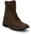 Justin 8in Lace-Up Mens Aged Brown Pulley Leather Work Boots