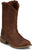 Justin Womens Blain 10in Roper Chocolate Leather Cowboy Boots
