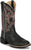 Justin Womens Ashtyn 11in Western Black Goat Leather Cowboy Boots