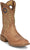 Justin Mens Pickett 11in Western Light Oak Leather Cowboy Boots