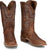 Justin Womens Peyton 11in Western Amber Leather Bent Rail Cowboy Boots