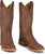 Justin Mens Boston 13in Whitetail Deer Chocolate Leather CPX Cowboy Boots