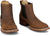 Justin Mens Crazy Buck 6in Brown Leather Frontier Chelsea Boots