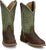 Justin Womens Little Sugar Walnut Leather Frontier Cowboy Boots