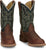 Justin Mens Wild Bill 11in Western Brown Leather Frontier Cowboy Boots