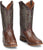 Justin Mens Rancher Kango Tobac Ostrich Skin George Strait Cowboy Boots