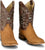 Justin Mens San Antone 11in Vintage Caiman George Strait Cowboy Boots