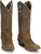 Justin Womens Rae Taupe Leather Cowboy Boots