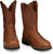 Justin Mens Lafayette 11in Cinnamon Leather Work Boots