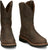 Justin Mens Carbide 11in Hickory Leather Work Boots