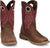 Justin Mens All Around Walnut Brown Cowhide Work Boots