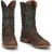 Justin Mens Rendon Barnwood Brown Cowhide Cowboy Boots