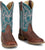 Justin Womens Ashtyn 11in Western Walnut Goat Leather Cowboy Boots