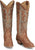 Justin Womens Evelyn Barnwood Leather Cowboy Boots